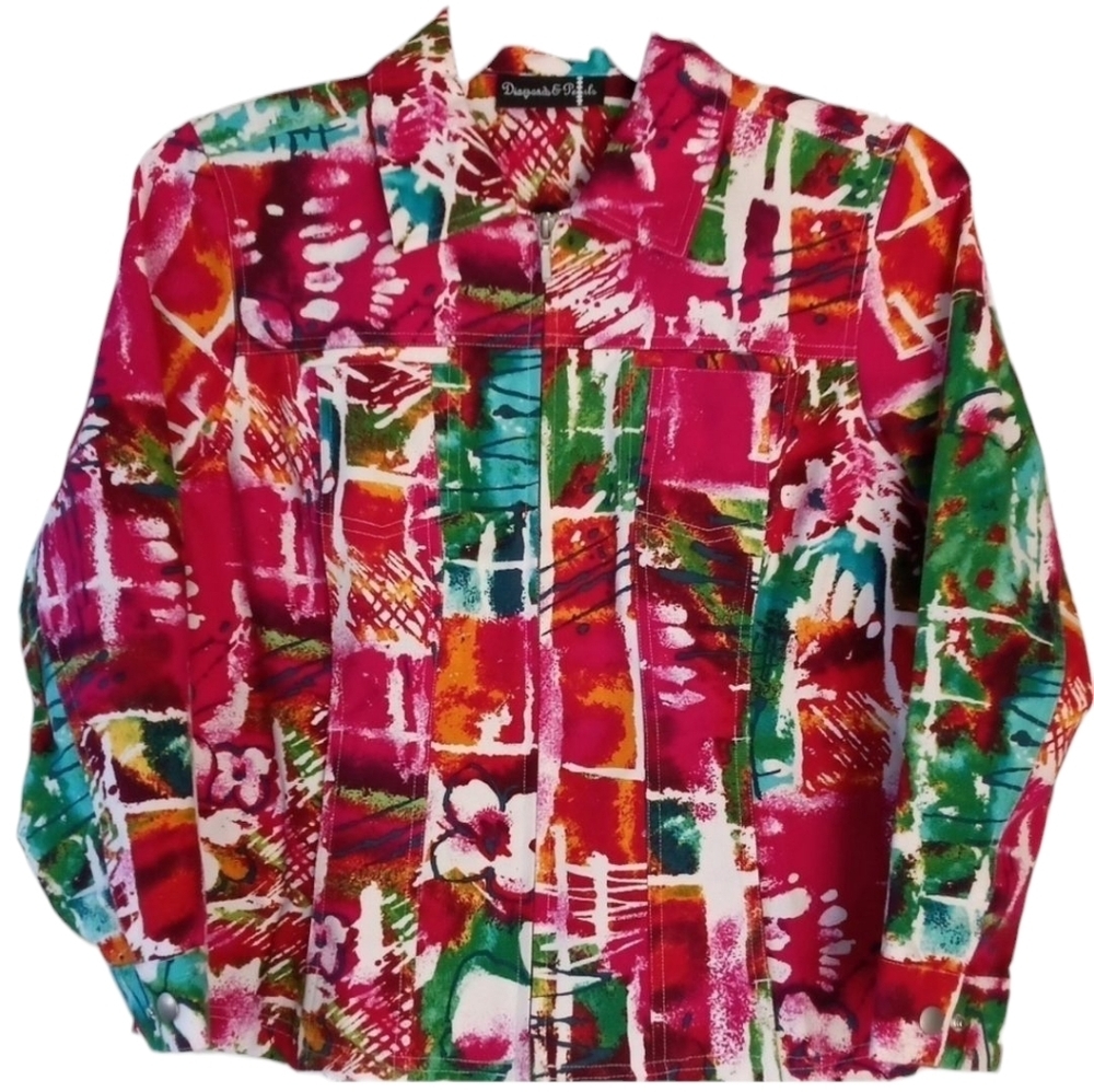 DIAMONDS & PEARLS Colorful Jacket